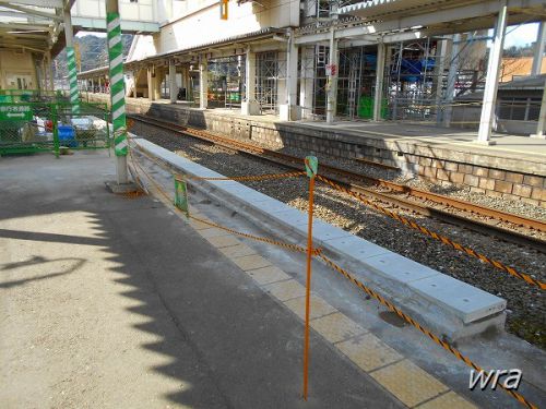 JR東郷駅北口の風景(22)―駅への入り方が変わるそうで