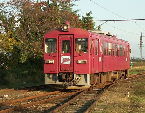 10年前の写真より。くりでん若柳駅に集う車両たち