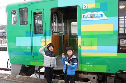 【親子鉄おススメ】風っこストーブ列車で行く男鹿線ミニ旅行