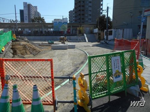 JR東郷駅北口の風景(23)―掘り下げで風景は変わった・・・か?