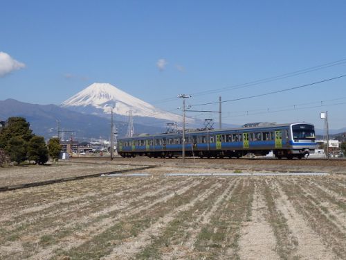 伊豆箱根鉄道と富士山2