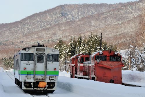 (S003)塩狩駅交換(塩狩駅)