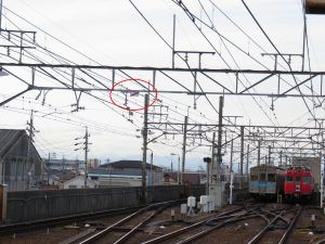 上小田井駅2・3番線は名古屋鉄道のき電か?