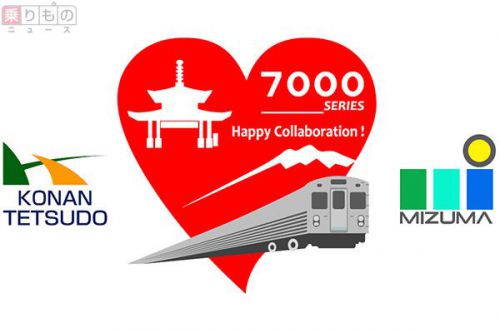 弘南鉄道と水間鉄道、元東急7000系のコラボ企画開始 カラー交換も