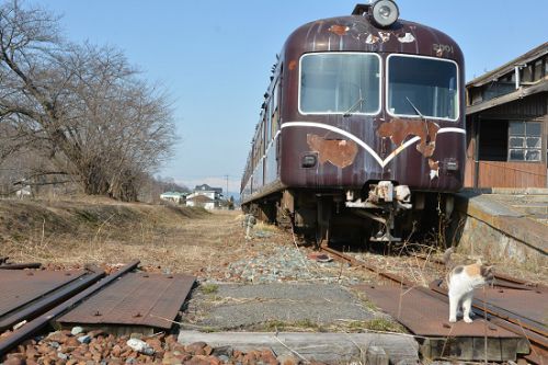 3月18日撮影 長野電鉄旧屋代線 信濃川田駅にて