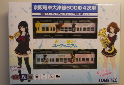 TOMYTEC 鉄コレ・京阪大津線600形 響け!ユーフォニアム ラッピング車入線