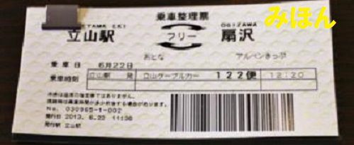 アルペンルートとトロッコ電車の違い〜乗車券の購入〜