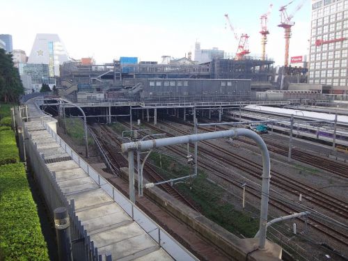 JR東日本 新宿駅 バスタ建設中の写真
