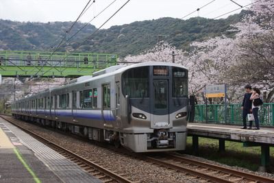 阪和線・山中渓駅での撮影記録(2017.4.9)