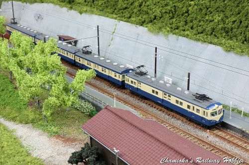 【Nゲージ】信州筑摩鉄道鹿塩駅の風景(2)