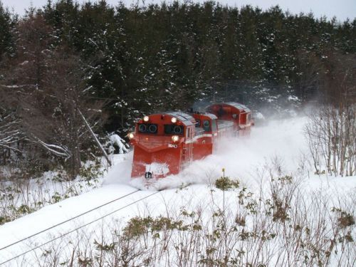 ラッセル車出動！ (昭和初期製造)・弘南鉄道
