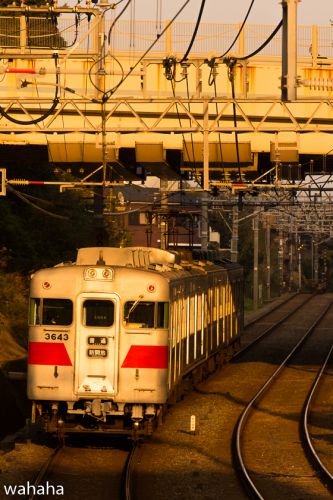 仕事帰りに、ちょっと寄り道 山電舞子公園駅^^