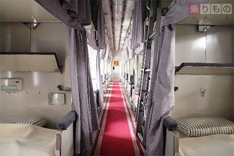 A寝台車の車内を公開 「あかつき」「日本海」などに使用 京都鉄道博物館