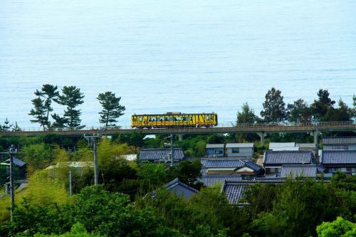 潮風に吹かれて!土佐くろしお鉄道!