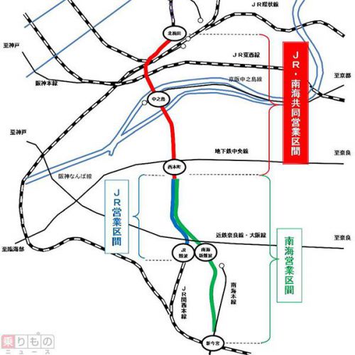大阪府・市など「なにわ筋線」計画を発表 4駅新設、2031年春開業目指す