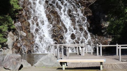 清水山公園 滝と水車