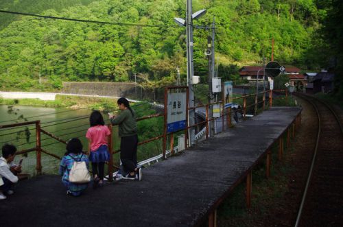 長谷駅と江の川~17年5月三江線旅行記その4