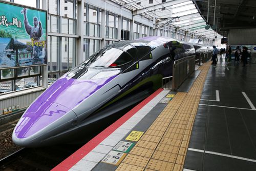 3年前の5/27に乗車した500系新幹線TypeEva