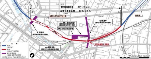 東武、とうきょうスカイツリー駅-曳舟駅を高架化へ