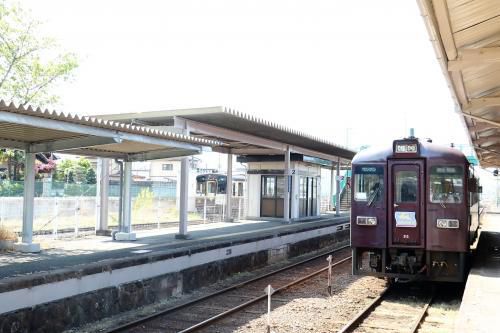 わ鐵の車窓を堪能中