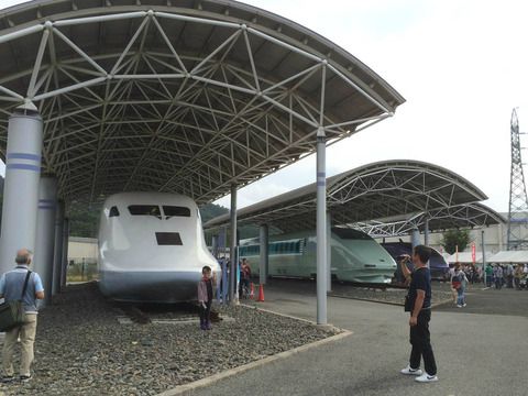 【米原】鉄道総合技術研究所・新幹線高速試験車両保存場