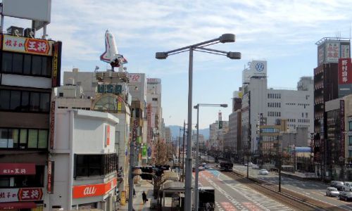 豊橋駅散策①~東口から市電に沿って歩く