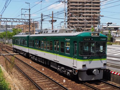 京阪大津線に京阪線と同じ新カラー編成が登場!