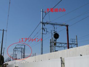布袋駅高架化の電化設備関係の話