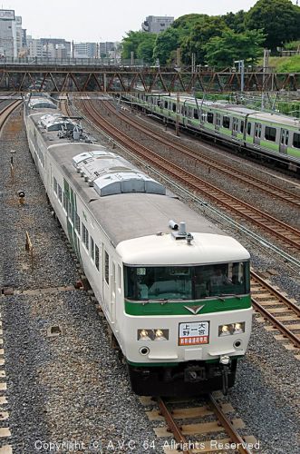 185系(B7+B4編成)~復活!「新幹線リレー号」〔ビデオあり〕