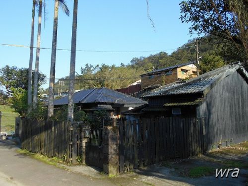 平渓線菁桐駅前の木造宿舎群(新北市平渓区)