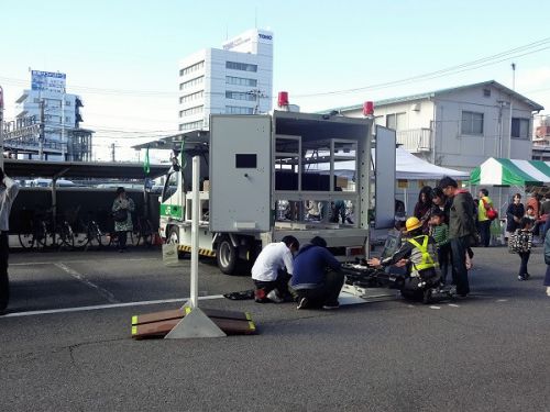 高崎鉄道ふれあいデー2016 その7 線路・架線関係機器の展示