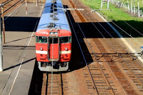4年前、711系電車S-111編成さんde岩見沢。
