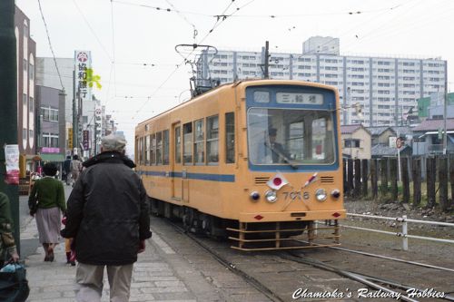 《鉄道写真》都電荒川線~青帯の頃(4)・変貌した早稲田電停付近~