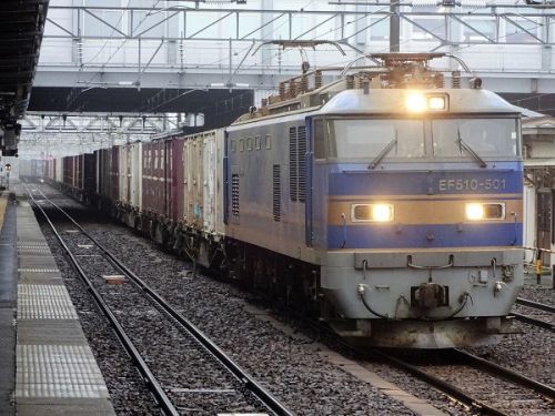 秋田旅行 車両個別編 日本海縦貫線EF510牽引貨物列車