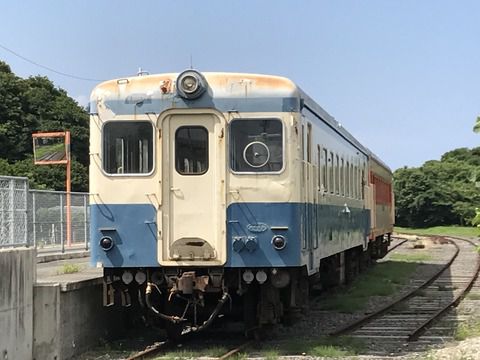 【ひたちなか】キハ222+キハ2005 阿字ヶ浦駅