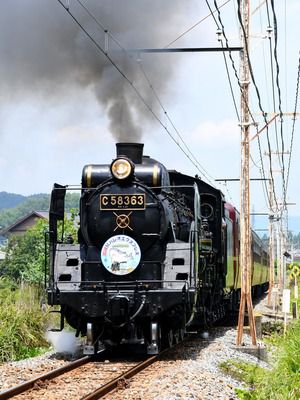 秩父鉄道のC58を撮る