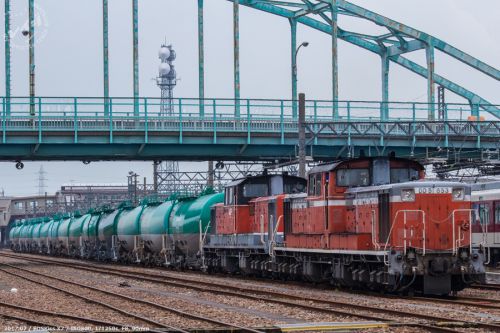 DD51国鉄色が5282レのラストラン運用に就く