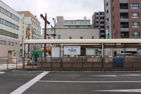 長崎電気軌道　大浦海岸通駅（電停）