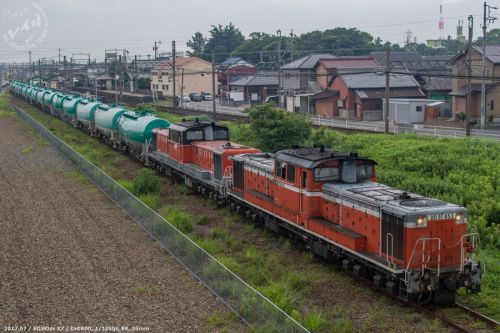 DD51国鉄色の最終パートナーは切り文字ナンバー825号機