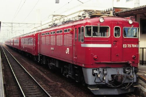 RED & BLUE 東北本線の普通客車列車 1994-08-02