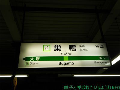 2017年1月 ・ドラゴンボールスタンプラリー・1回目 その7~JR山手線・巣鴨駅-帰路~
