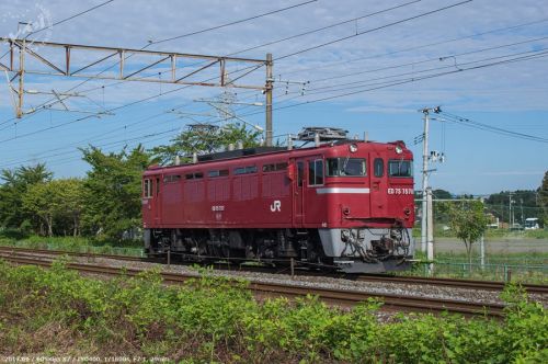 JR東日本 仙台車輌センター ED75-757 東北本線(仙台-小牛田)