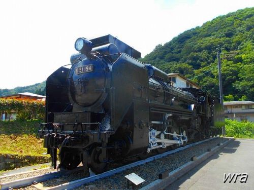 D51-194号機 JR津和野駅前(島根県津和野町)