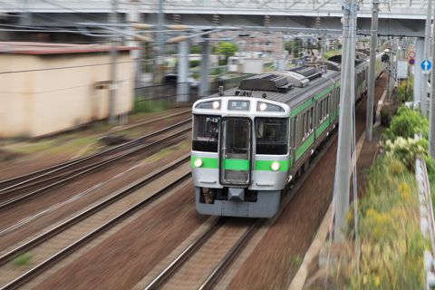 久しぶりに休日電写-いつもの場所から臨時特急ニセコ号を