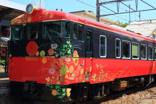 七尾駅で花嫁のれんに出会う