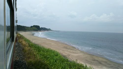 最後の夏☆窓を開け夏の海風を感じられる列車【さよならJR東日本 非冷房 気動車キハ40&48②】