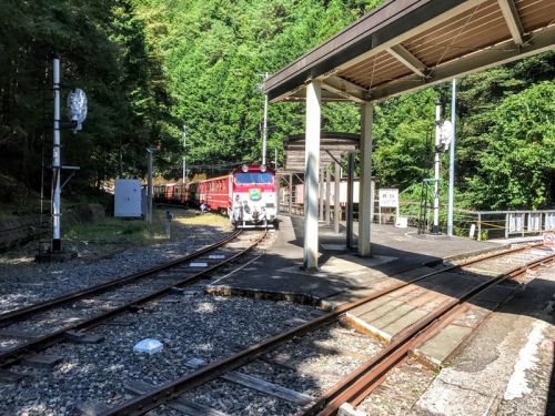 大井川鉄道の旅~奥大井湖上駅