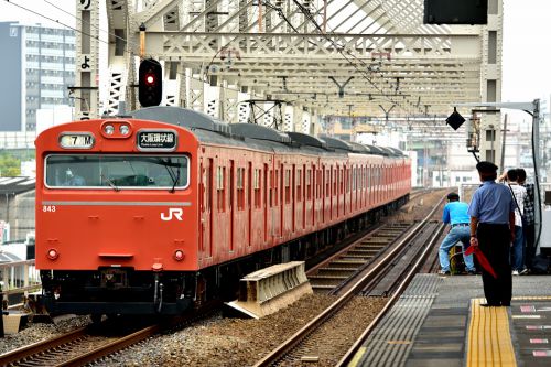 大阪環状線の「さよなら」の季節を行く103系ラストラン(大正駅)