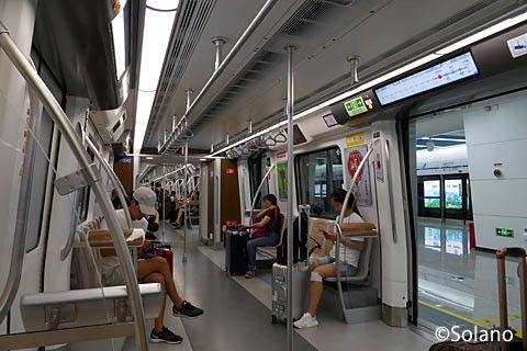 開業したばかりの成都地下鉄10号線に乗る