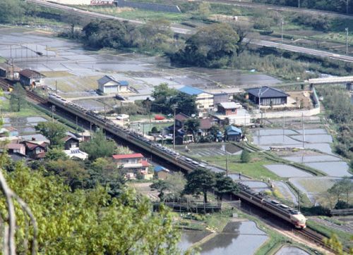 特急街道 北陸本線 新疋田 1985.4.29